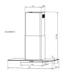 Coifa Parede Gallant Venezia Vidro Reto Inox 60cm 127V GCO60RM1A